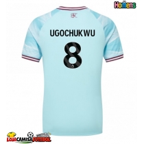 Camisa de Futebol Burnley Lesley Ugochukwu #8 Equipamento Secundário 2025-26 Manga Curta